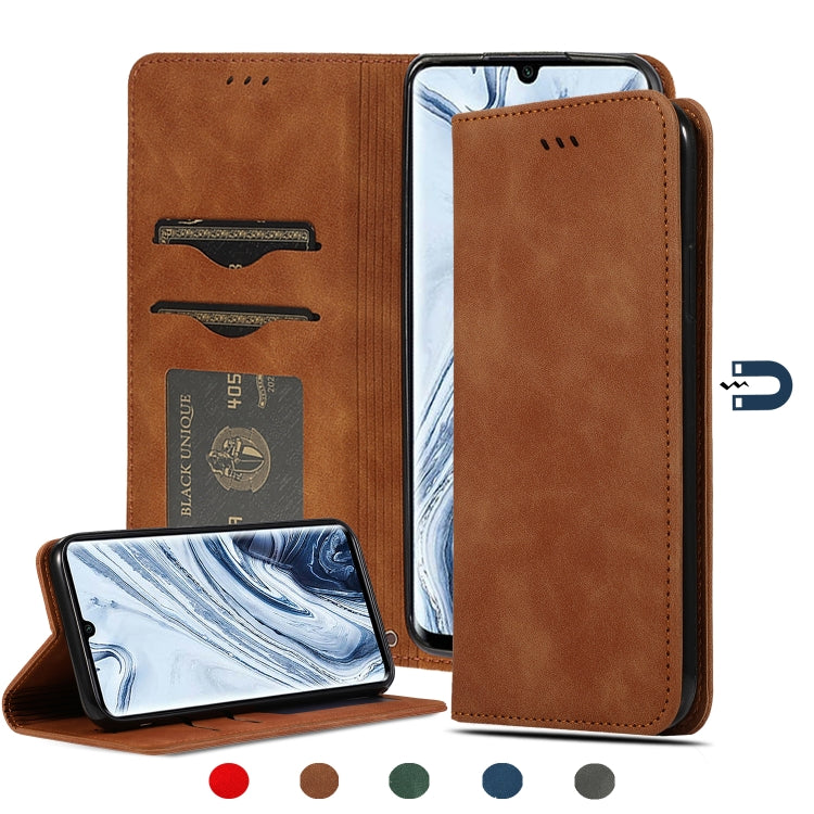 Retro Skin Feel Business Magnetic Horizontal Flip Leather Case, For Redmi K30 & Poco X2, For Redmi K30 Pro / Poco F2 Pro, For Redmi Note 9 / Redmi 10X 4G, For Redmi Note 9 Pro / Note 9S, For Xiaomi Poco M2 Pro, For Xiaomi Mi CC9 Pro / Note 10