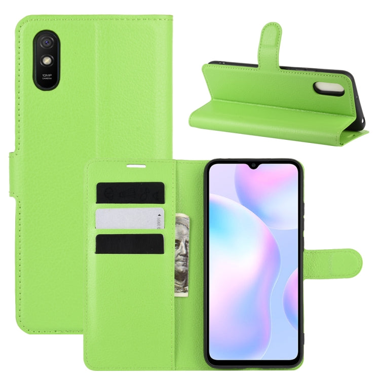 For Xiaomi Redmi 9A Litchi Texture Horizontal Flip Protective Case with Holder & Card Slots & Wallet, For Redmi 9A, For Xiaomi Redmi 9A