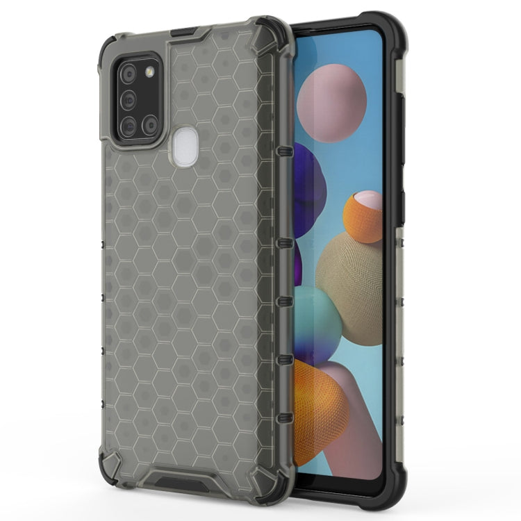 For Samsung Galaxy A21S Shockproof Honeycomb PC + TPU Case, For Galaxy A21S