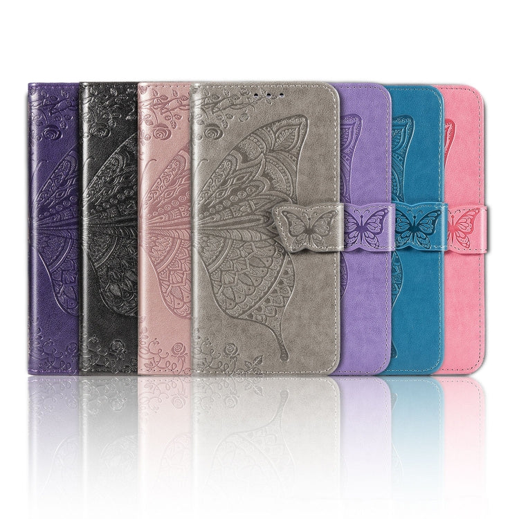 Butterfly Love Flower Embossed Horizontal Flip Leather Case with Bracket / Card Slot / Wallet / Lanyard, For Galaxy S20 FE / S20 Lite, For Xiaomi Poco X3 NFC, For Samsung Galaxy S20 FE, For LG Style3 L-41A