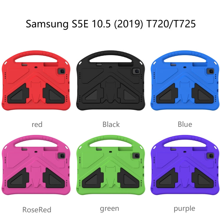 EVA Flat Anti Falling Protective Case Shell with Holder, For Galaxy Tab S5e T720/T725