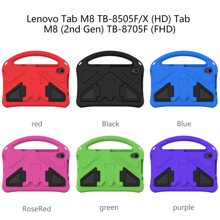 EVA Flat Anti Falling Protective Case Shell with Holder, For Lenovo Tab M8 TB-8505F/X(HD)/8705
