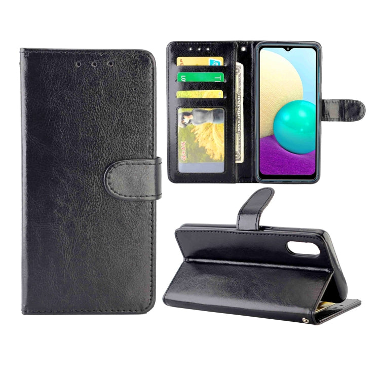Crazy Horse Texture Leather Horizontal Flip Protective Case with Holder & Card Slots & Wallet & Photo Frame, For OPPO A55 5G, For OPPO A93 5G, For vivo Y31S/Y52S/IQOO U3 5G, For Samsung Galaxy A02/M02, For Redmi K40/K40 Pro/POCO F3/Mi 11i