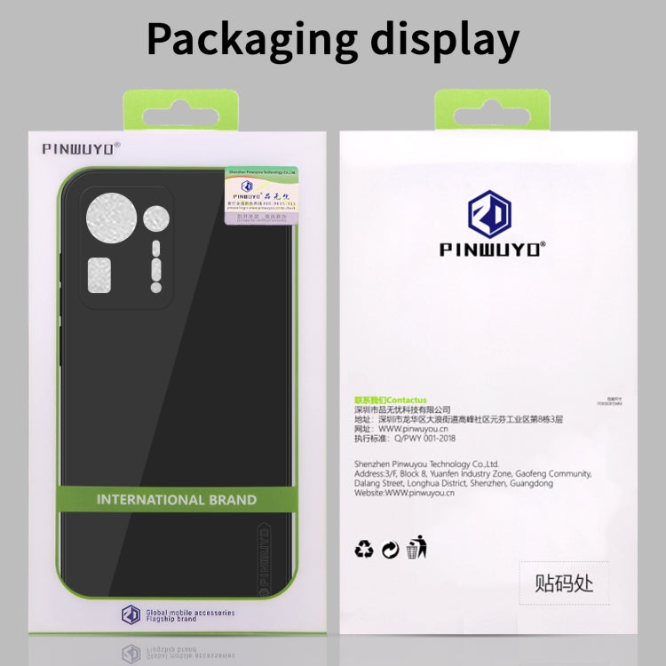 PINWUYO Touching Series Liquid Silicone TPU Shockproof Case, For Xiaomi Mix 4