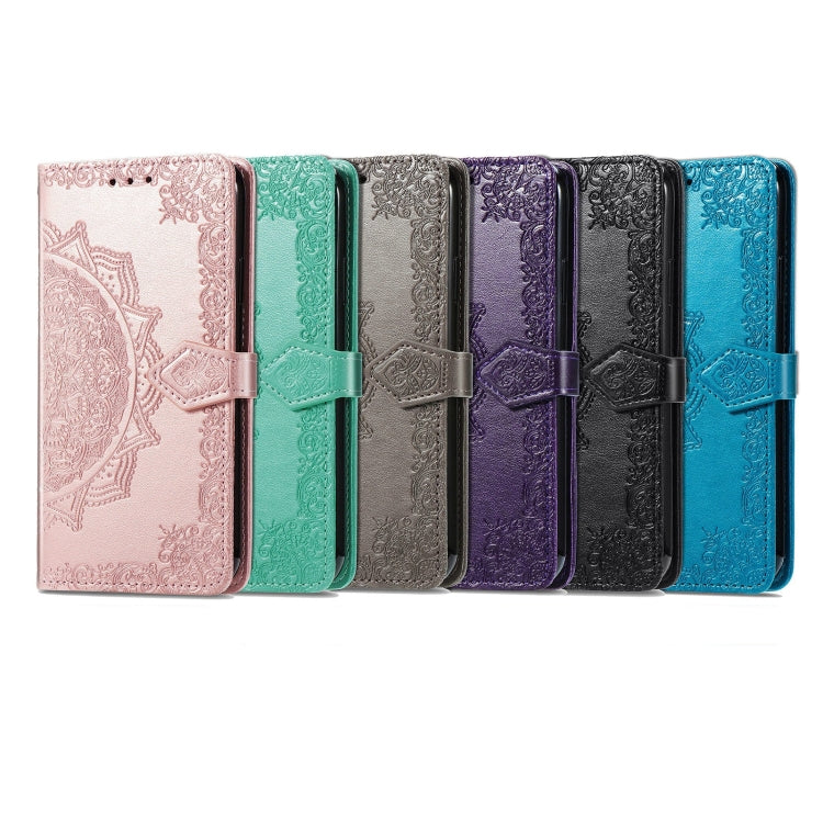 Mandala Flower Embossed Flip Leather Phone Case, For OPPO Reno7 5G, For OPPO Reno7 Pro 5G, For OPPO A16K