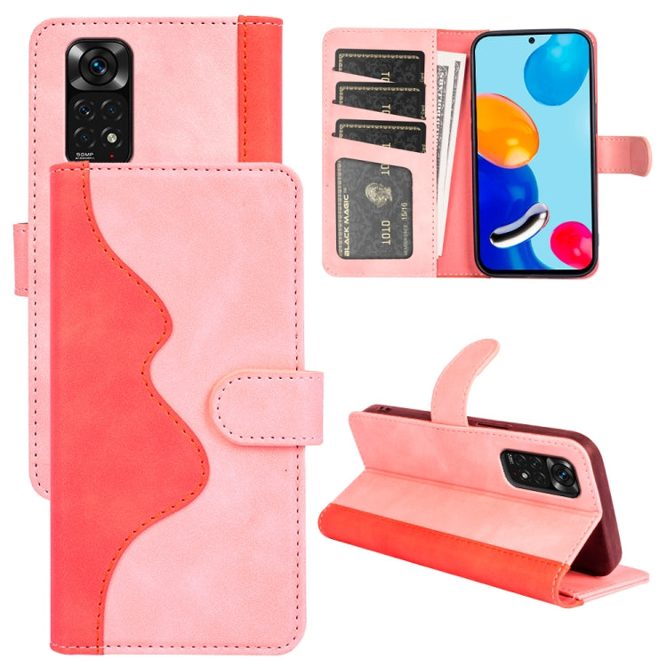 Stitching Horizontal Flip Leather Phone Case, For Xiaomi Redmi Note 11 4G Global / Note 11S, For Xiaomi Redmi K50, For Xiaomi Poco M4 Pro 4G, For Xiaomi 12 Pro, For Xiaomi Redmi Note 11 Pro 5G Global / 4G, For Xiaomi Redmi K50 Pro