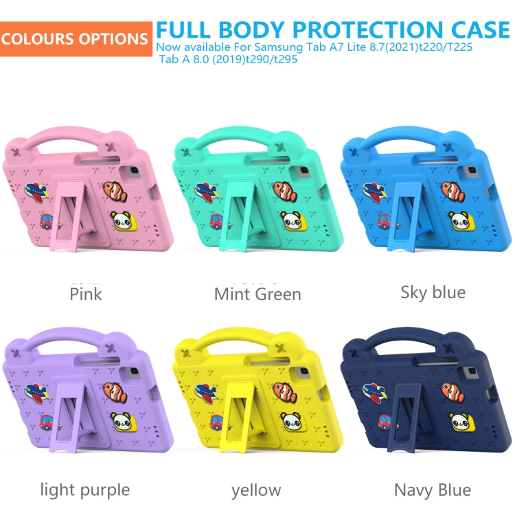 Handle Kickstand Children EVA Shockproof Tablet Case, For Samsung Galaxy Tab A7 Lite 8.7 2021 T220/T225, For Samsung Galaxy Tab A 8.0 2019 T290 / T295