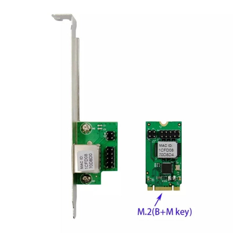 ST7245 M2 to RJ45 Network Card for RTL8111F Chipset, M2 to RJ45
