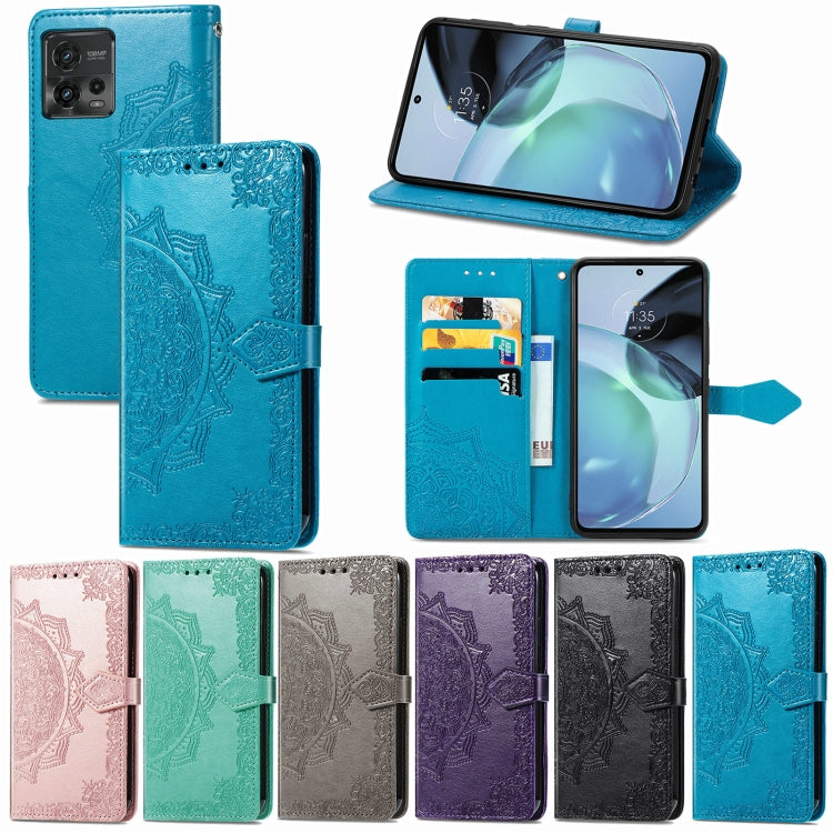 Mandala Flower Embossed Leather Phone Case, For Motorola Moto G72, For vivo V25, For Samsung Galaxy S23 5G, For Samsung Galaxy S23 Plus 5G, For Samsung Galaxy S23 Ultra 5G