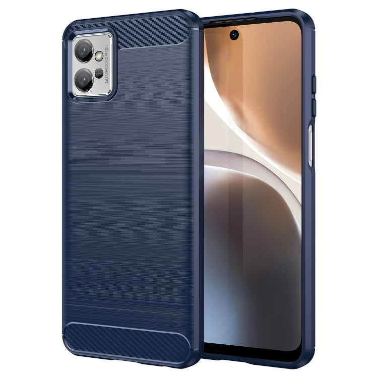 For Motorola Moto G32 Brushed Texture Carbon Fiber TPU Phone Case, For Motorola Moto G32