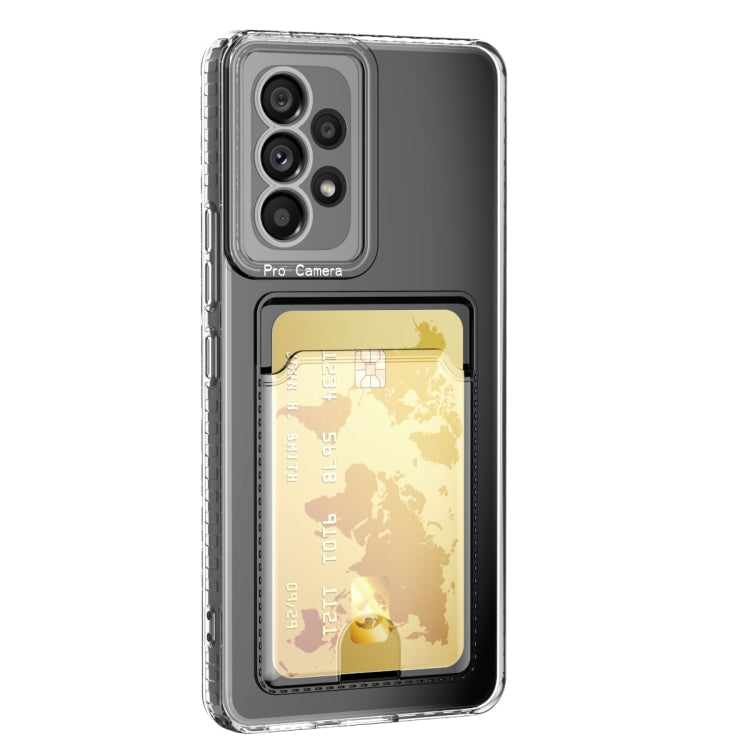 Card Bag Shockproof Transparent Phone Case, For Samsung Galaxy A34 5G, For Samsung Galaxy A54 5G, For Samsung Galaxy A13 5G, For Samsung Galaxy M23 5G / M13 5G, For Samsung Galaxy A32 4G, For Samsung Galaxy A32 5G / M32 5G