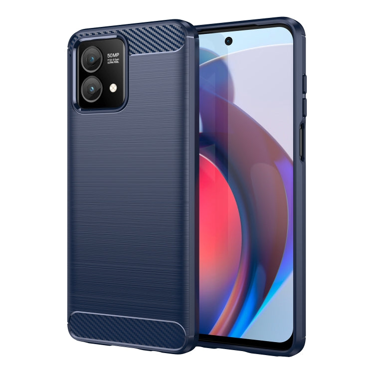 Brushed Texture Carbon Fiber TPU Phone Case, For Motorola Moto G73, For Motorola Moto G Stylus 5G 2023