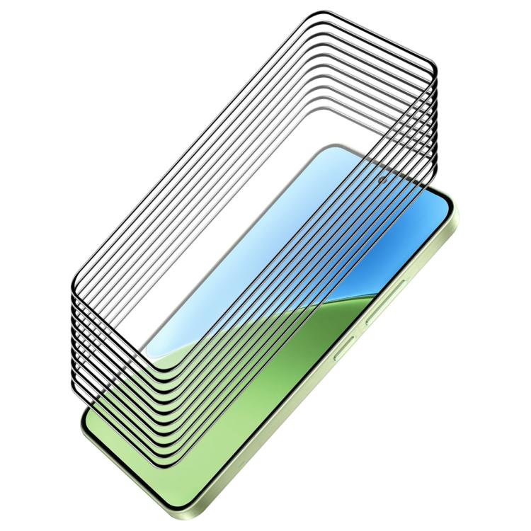 10pcs ENKAY Hat-Prince Full Glue High Aluminum-silicon Tempered Glass Film, For Xiaomi Poco M8 Power 5G, For Redmi K100 Pro Max / Poco F9 Ultra 5G, For Xiaomi Poco F9 Pro 5G, For Redmi 17 4G / 5G Global 170mm, For Redmi Note 17 4G Global 171mm