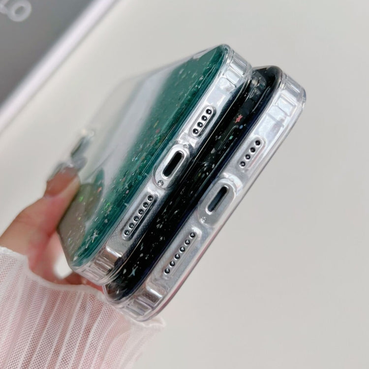 Glitter MagSafe Hybrid Clear TPU Phone Case, For iPhone 11 Pro Max, For iPhone 11, For iPhone 11 Pro