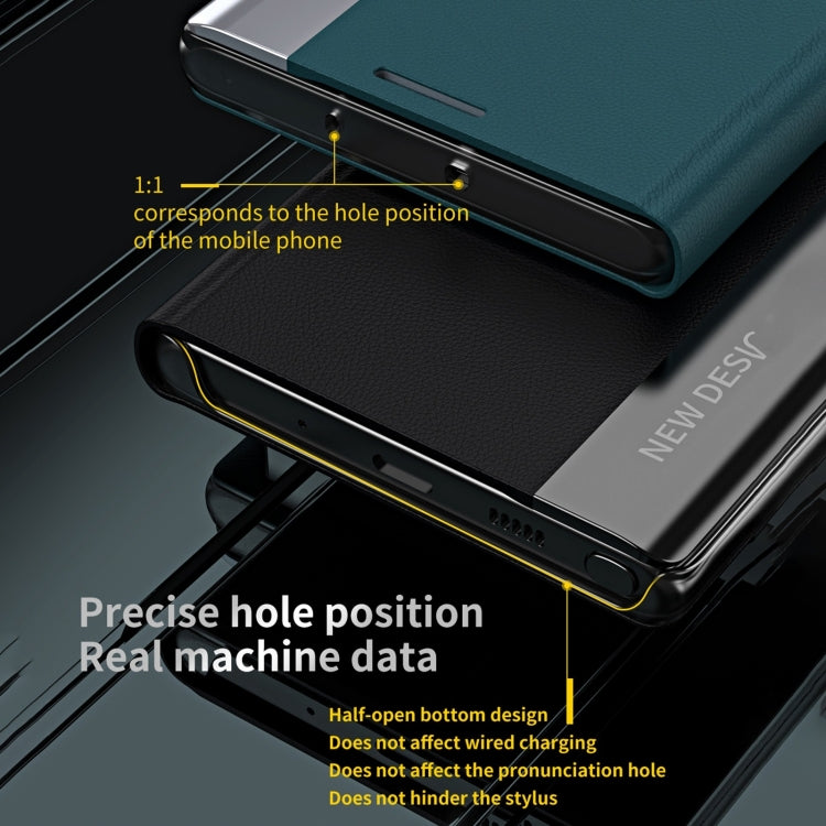 Side Electroplated Adsorption Leather Phone Case, For Redmi Note 14 4G 163.25mm, For Xiaomi Redmi Note 14 5G, For Xiaomi Redmi Note 14 Pro+ 5G, For Xiaomi Redmi Note 14 Pro 5G, For Xiaomi 14T Pro, For Xiaomi 14T