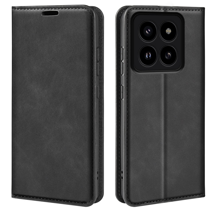 Retro-skin Magnetic Suction Leather Phone Case, For Xiaomi 14 Pro, For Xiaomi 14, For Xiaomi Redmi Note 13 5G, For Xiaomi Redmi 13C, For Xiaomi Redmi Note 13 Pro+, For Xiaomi Redmi Note 13 Pro 5G, For Xiaomi Redmi K70, For Xiaomi 13T