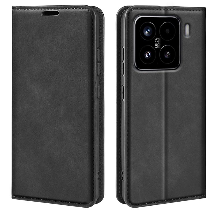 Retro-skin Magnetic Suction Leather Phone Case, For Xiaomi 15, For Xiaomi Redmi Note 14 5G, For Xiaomi Redmi Note 14 Pro+ 5G, For Xiaomi Redmi Note 14 Pro 5G, For Xiaomi 14T Pro, For Xiaomi 14T, For Xiaomi Redmi 14C 4G, For Xiaomi Redmi K70 Ultra