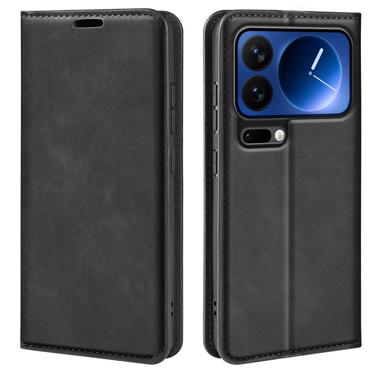 Retro-skin Magnetic Suction Leather Phone Case, For Xiaomi 17 Pro Max, For Redmi Note 15 Pro Global 163.6mm, For Xiaomi 17 Pro, For Xiaomi 17, For Redmi 15C 5G / 4G EU 173mm, For Xiaomi 15T Pro, For Xiaomi 15T, For Redmi A5 4G 173.3mm
