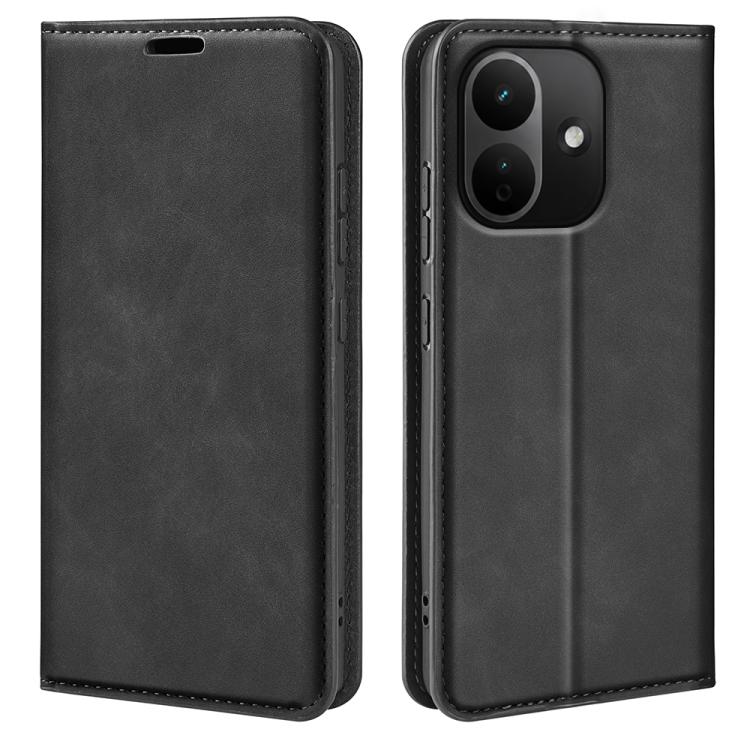 Retro-skin Magnetic Suction Leather Phone Case, For Redmi Note 17 Pro 5G Global 163mm, For Xiaomi 17T Pro 5G, For Redmi 15a 5G, For Xiaomi 17T 5G, For Xiaomi 17 Ultra, For Redmi Note 15 Pro 4G Global 163.2mm, For Xiaomi 17 Pro Max