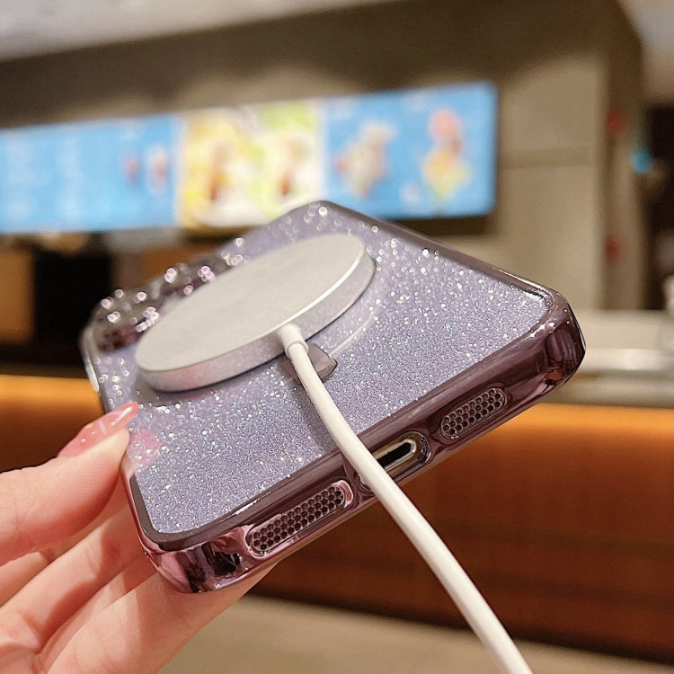 Glitter Electroplating MagSafe TPU Phone Case, For iPhone 7 Plus / 8 Plus