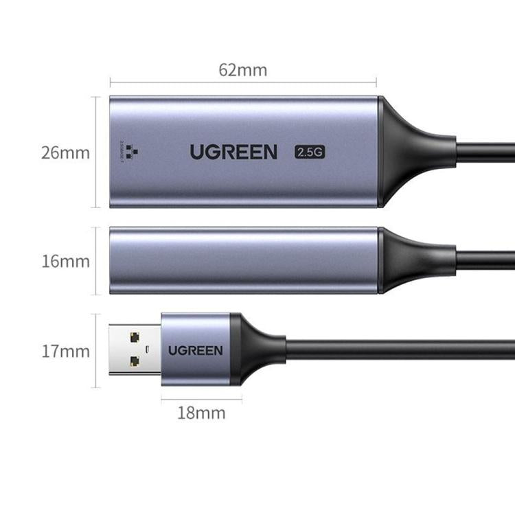UGREEN CM648-25051 2.5G Network Adapter USB to RJ45 Ethernet Converter, CM648-25051