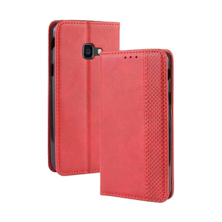 Magnetic Buckle Retro Crazy Horse Texture Horizontal Flip Leather Case for Galaxy Xcover 4s / Xcover 4 , with Holder & Card Slots & Photo Frame, For Galaxy Xcover 4s