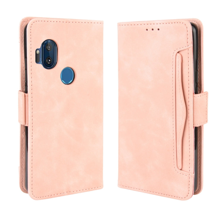 For Motorola One Hyper Wallet Style Skin Feel Calf Pattern Leather Case with Separate Card Slots & Holder & Wallet & Photo Frame, For Motorola One Hyper