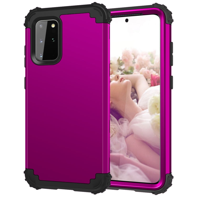 For Galaxy S20 Plus PC + Silicone Three-piece Shockproof Protection Case, For Samsung Galaxy S20+, For Samsung Galaxy S20 Plus