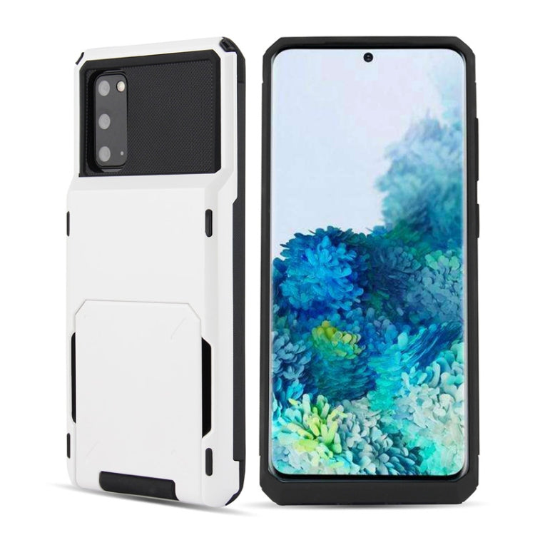 For Galaxy S20 TPU+PC With Card Case Drop & Shockproof, For Galaxy S20