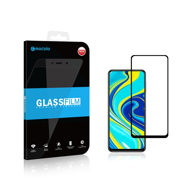For Xiaomi Redmi Note 9 Pro / 9 Pro Max 2pcs mocolo 0.33mm 9H 2.5D Full Glue Tempered Glass Film, For Xiaomi Redmi Note 9 Pro / 9 Pro Max(2pcs)