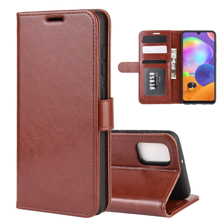 For Galaxy A31 R64 Texture Single Horizontal Flip Protective Case with Holder & Card Slots & Wallet& Photo Frame, For Galaxy A31