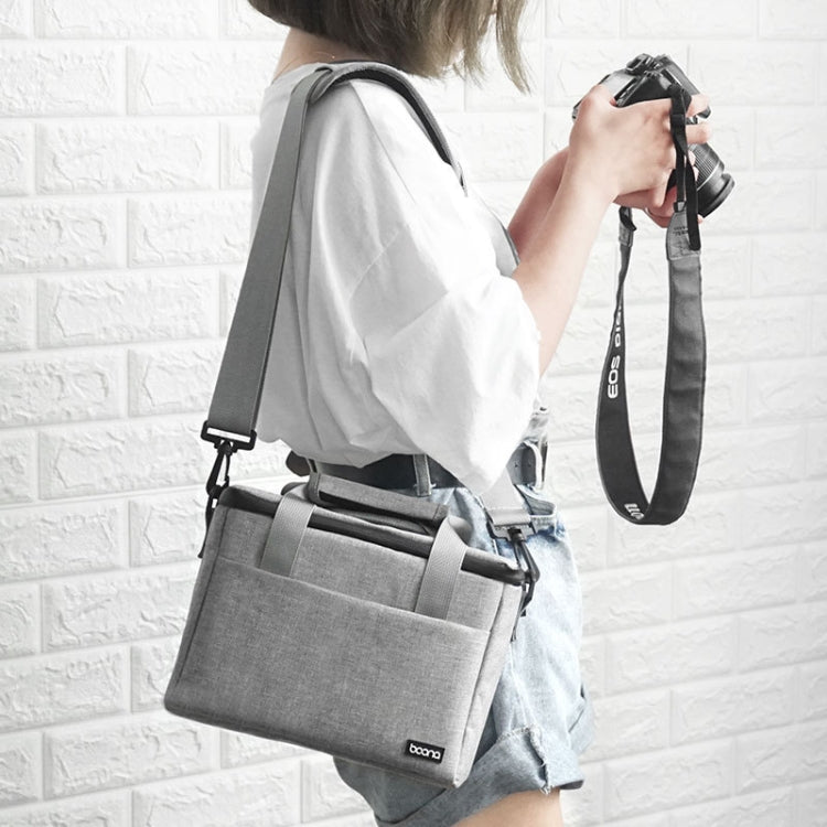 Baona BN-H001 Digital Camera Bag Casual Portable Camera Waterproof Bag, BN-H001 S(Gray), BN-H001 S(Black), BN-H001 M(Gray), BN-H001 M(Black), BN-H001 L(Gray), BN-H001 L(Black)