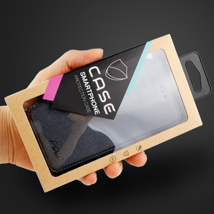 50 PCS Kraft Paper Phone Case Leather Case Packaging Box, L 5.8-6.7 Inch, S 4.7 Inch