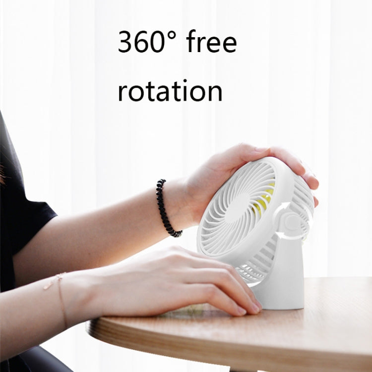 JD-Q1 Office Student Dormitory Mini Silent USB Fan, White, Pink, Black