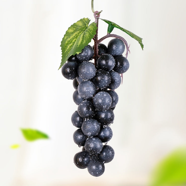 Simulation Fruit Simulation Grapes PVC with Cream Grape Shoot Props, 4 Bunches 36 Black Grapes, 4 Bunches 36 Green Grapes, 4 Bunches 36 Red Grapes, 4 Bunches 36 Grain Agate Grapes, 4 Bunches 36 Purple Grapes, 4 Bunches 60 Black Grapes