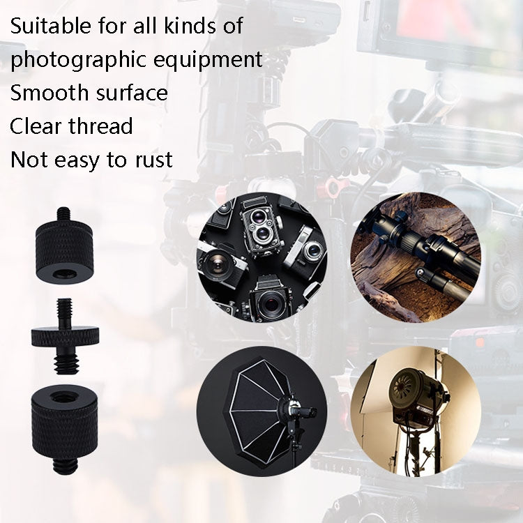 4 PCS Screw Adapter, A18 1/4 Female to M4 Male Screw, A19 1/4 Female to M5 Male Screw, A20 1/4 Female to M6 Male Screw, A21 1/4 Female to M8 Male Screw, A22 1/4 Female to M10 Male Screw, A23 1/4 Female to M12 Male Screw, A24 1/4 Male to M4 Male Sc...
