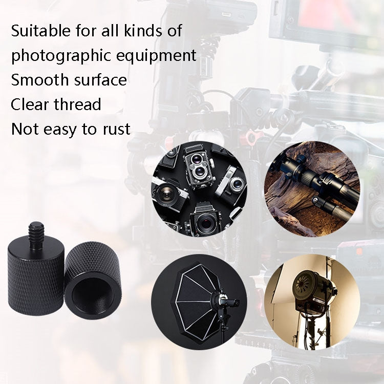 2 PCS Microphone Adapter Screw, F1 5/8-27 Female to 1/4 Male Screw, F10 5/8-27 Female to 3/8 Male Screw