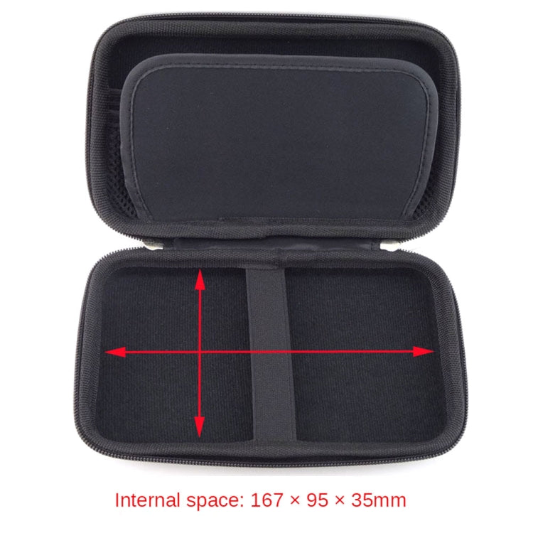 GH1302 EVA Hard Shell Hard Drive Bag Digital Storage Bag, GH1302 Black, GH1302 Red, GH1302 Blue