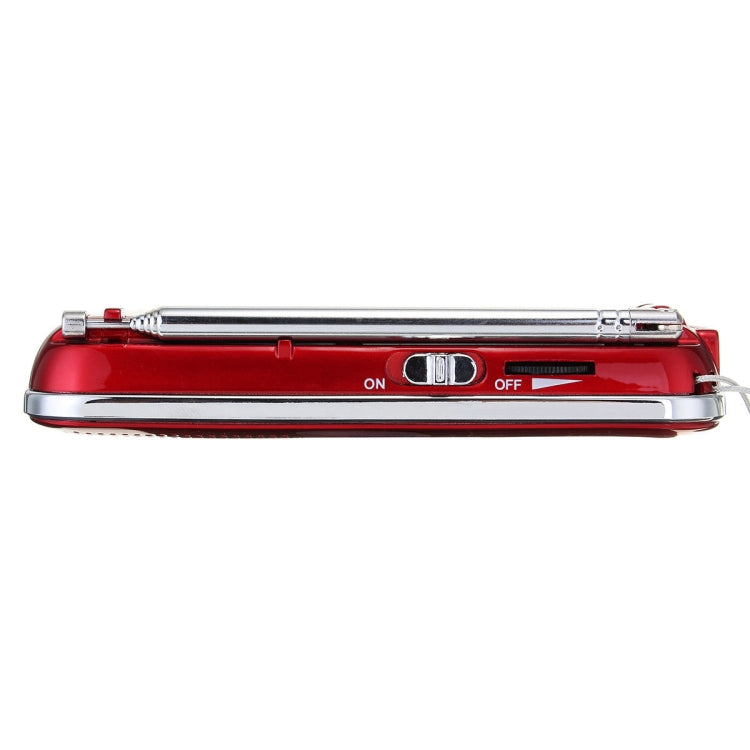 L-218AM MP3 Radio Speaker Player Support TF Card USB with LED Flashlight Function, Gold, Black, Blue, White, Red