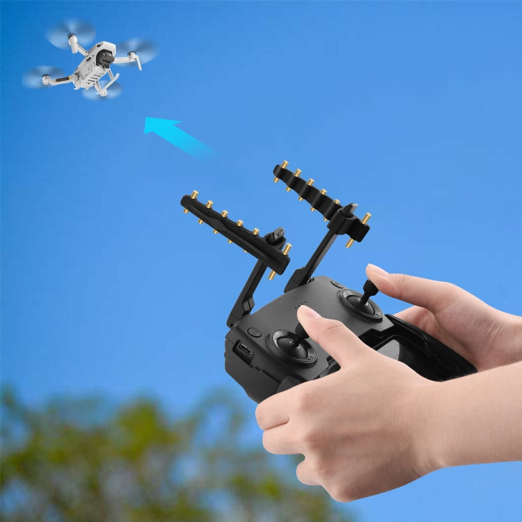 BRDRC Antenna Range Extender Signal Amplifier For DJI Mini SE/MAVIC 2/Pro/Air, For DJI Mini SE/MAVIC 2/Pro/Air Black Copper
