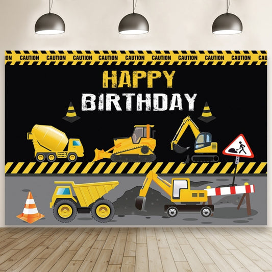 1.5m x 1m Construction Vehicle Series Happy Birthday Photography Background Cloth, 1.5m x 1m (Mdn09841), 1.5m x 1m (Mdn09936), 1.5m x 1m (Mdv00452), 1.5m x 1m (Mdv00968), 1.5m x 1m (Mdz00628), 1.5m x 1m (MSD00278), 1.5m x 1m (MSD00212)