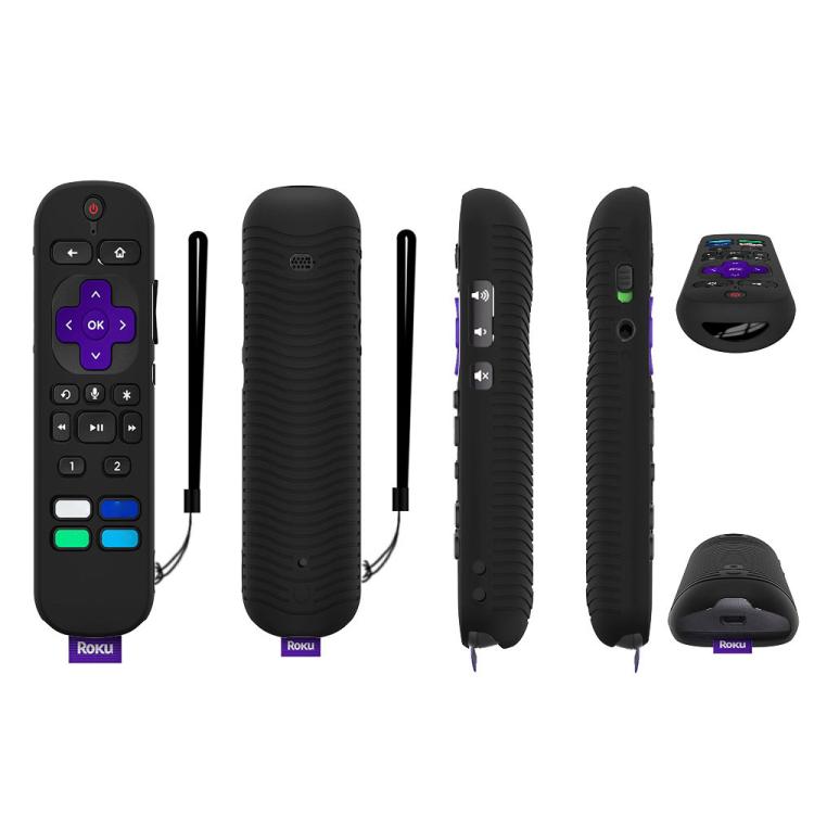 For TCL Roku Voice Remote Pro Y30 Remote Control Shockproof Silicone Protective Case, For TCL Roku Voice Remote Pro(Black), For TCL Roku Voice Remote Pro(Orange), For TCL Roku Voice Remote Pro(Red), For TCL Roku Voice Remote Pro(Luminous Green)