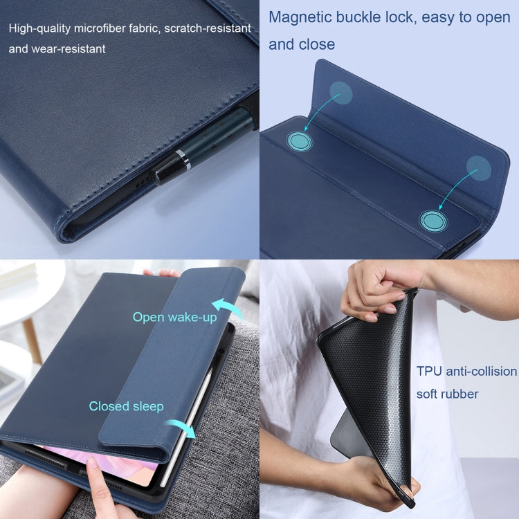 Microfiber Lambskin Rotatable Magnetic Tablet Protective Cover, For Huawei MatePad Pro 12.6 inches