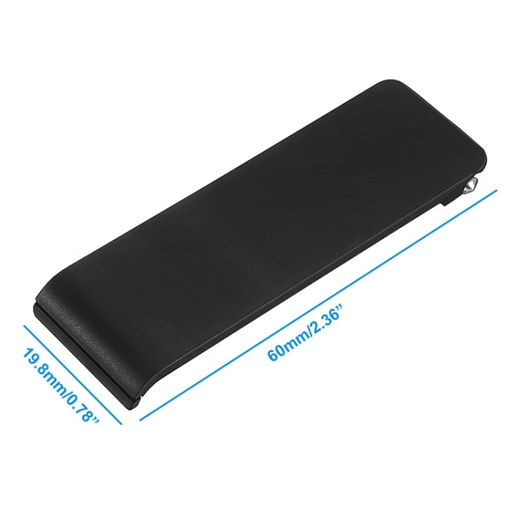 For Nintendo Switch Console 2pcs Replacement Kickstand Back Shell Holder, Transparent White, Black, White, Red, Blue