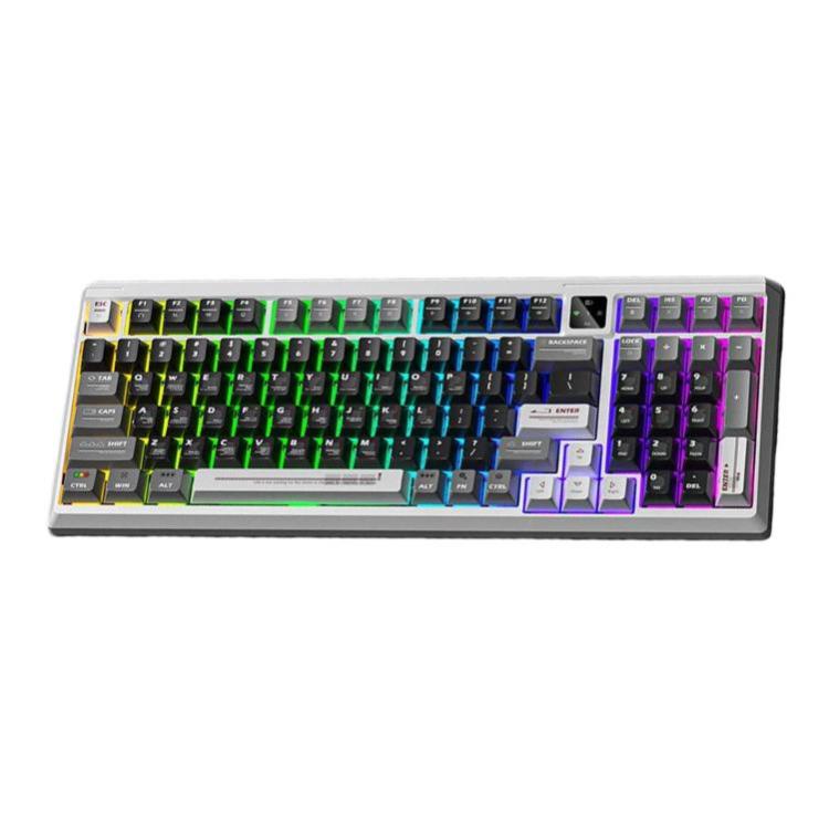 LANGTU T98 Bluetooth / Wireless / Wired Triple-Mode Mechanical Keyboard Hot-Swappable Full N-Key Rollover Gaming Keyboard, Nitro Player Blue Switch 5000mAh, Nitro Player Red Switch 5000mAh, Nitro Player Starfall Switch 10000mAh