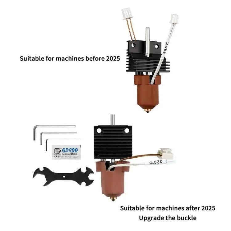 Ceramic Hot End Kit High Flow Printer Accessory, For Creality K1 / K1C / K1 Max