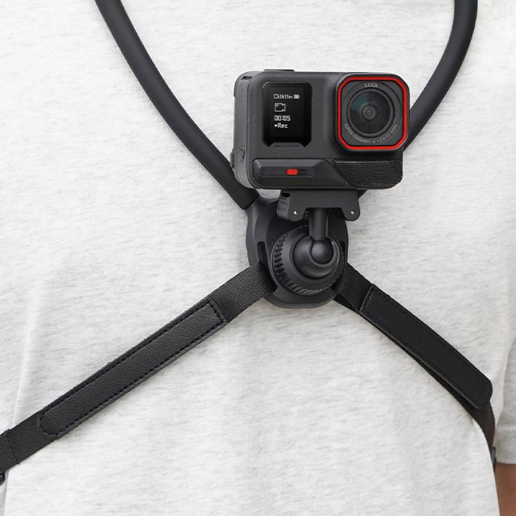 BRDRC POV Perspective Shot Quick-Release Neck Brace, For Insta360 Ace Pro 1 / 2, For Gopro