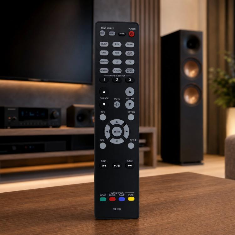 Replacement Remote Control For Denon AV Receiver Audio Video Controller, RC-1162, RC-1167, RC-1216, RC-1218, RC-1227, RC-1228, RC-1234