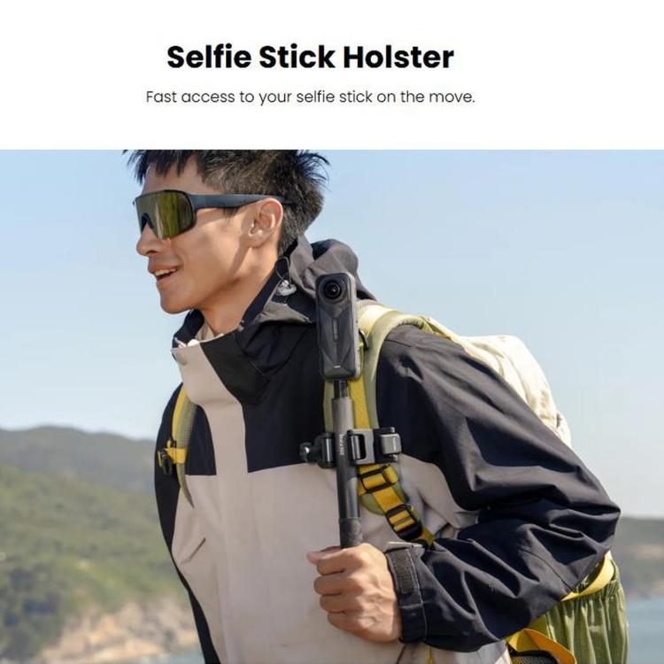 For Insta360 Original Selfie Stick Backpack Mount, Selfie Stick Backpack Mount
