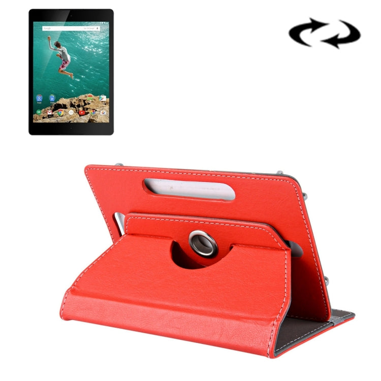 9 inch Tablets Leather Case Crazy Horse Texture 360 Degrees Rotation Protective Case Shell with Holder for ONDA V891w, Ramos i9s Pro & Win8, Colorfly i898W & i898A, 9 inch Red, 9 inch Baby Blue, 9 inch Blue, 9 inch Magenta, 9 inch Purple, 9 inch White
